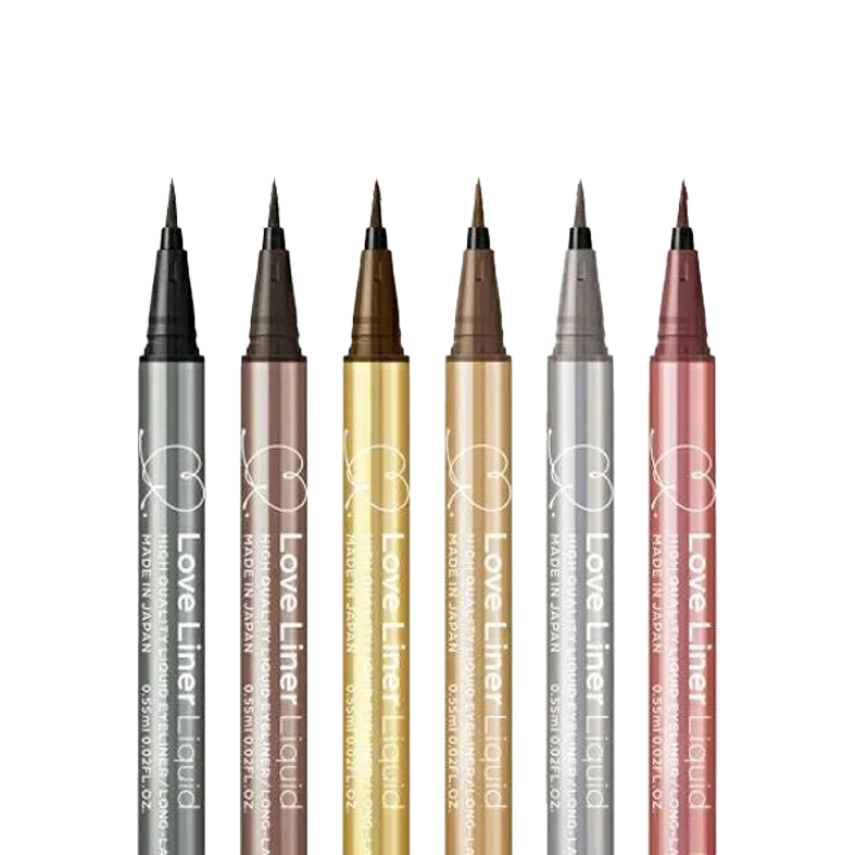 Delineador L?quido Love Liner 0.55ml - Alta Precis?o e Longa Dura??o 1 Love Liner Liquid Eyeliner 0.55ml 6colors