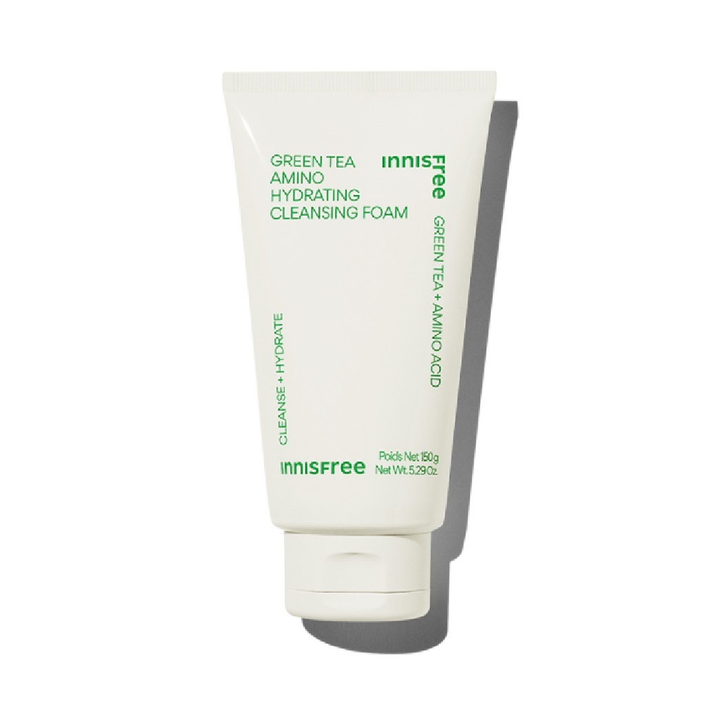 Espuma Limpeza Inisfree Chá Verde Amino 150ml 1 inisfree green tea amino moisture cleansing foam 150ml