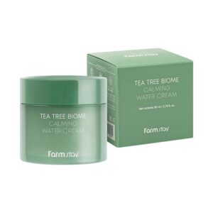 farmstay tea tree biome calming water cream 80ml