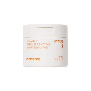 innisfree vita c green tea enzyme brightening pad 60ea