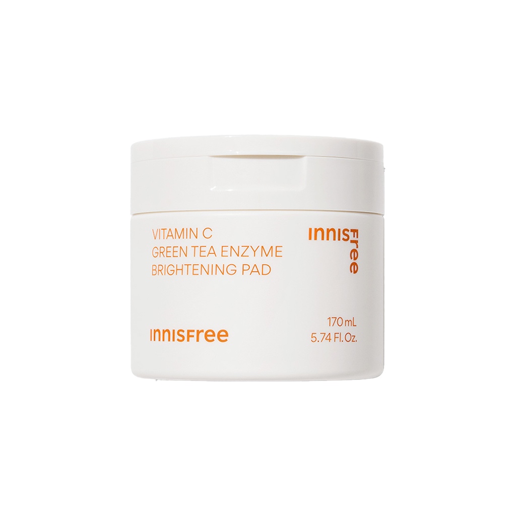 Innisfree Vita C Green Tea Enzyme Brightening Pad - 60ea 1 innisfree vita c green tea enzyme brightening pad 60ea