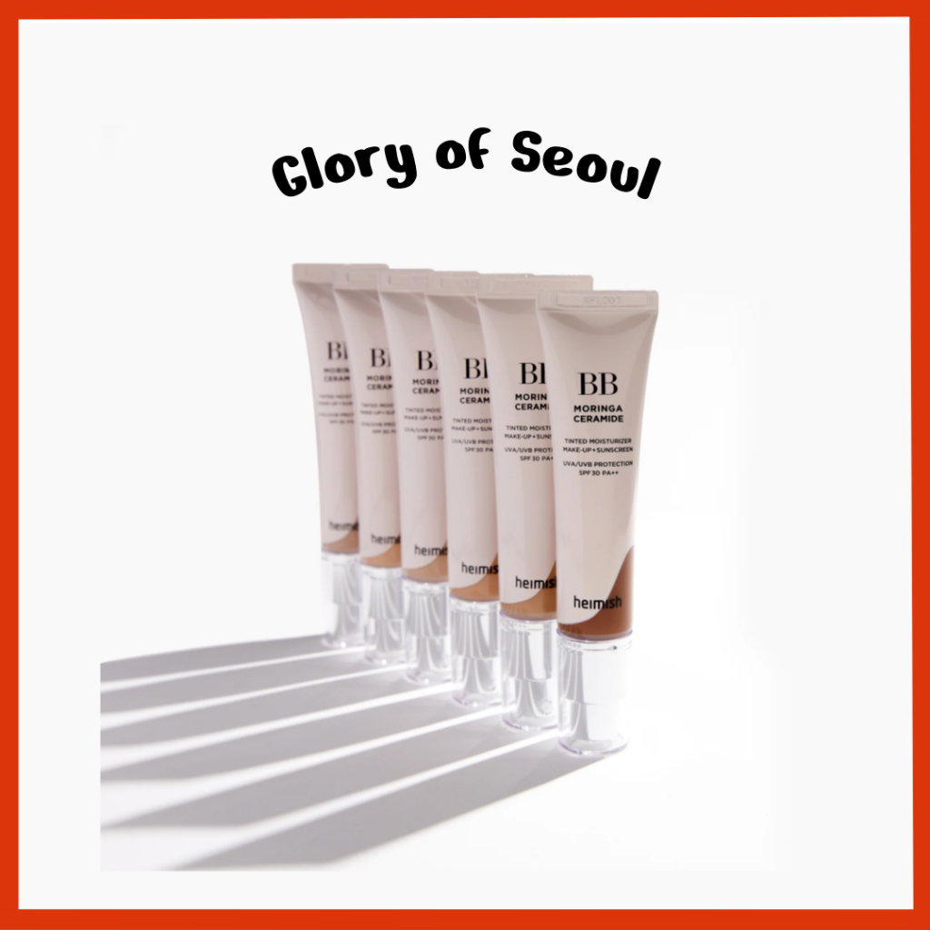 Heimish BB Cream SPF30 - Hidrata??o e Cobertura 1 Heimish Moringa Ceramide BB Cream SPF30 PA++ 30g