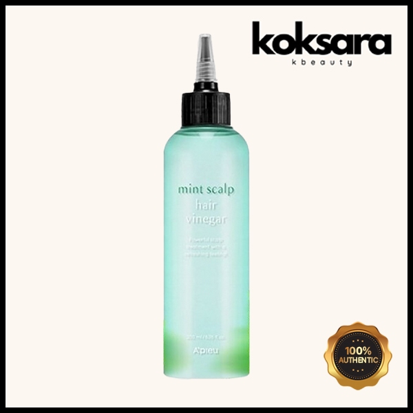 Vinagre de Cabelo de Menta - Scalp Hair Vinegar - 200ml 1 a'pieu mint scalp hair vinegar 200ml