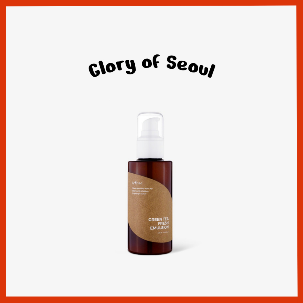 Isntree Green Tea Fresh Emuls?o - Hidrata??o Jeju 120ml 1 Isntree Green Tea Fresh Emulsão, 120ml