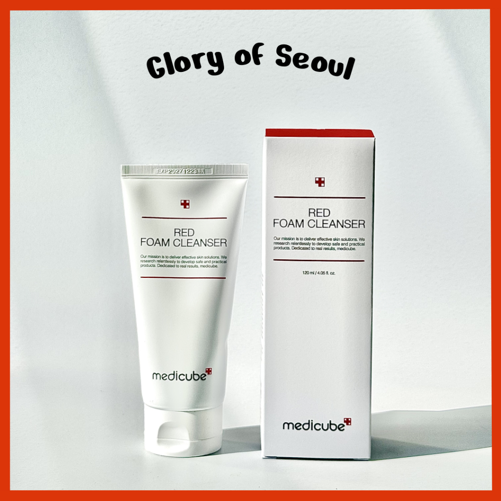 Red Foam Cleanser - Limpeza Profunda e Controle de Oleosidade 1 MEDICUBE Red Foam Cleanser, 120ml
