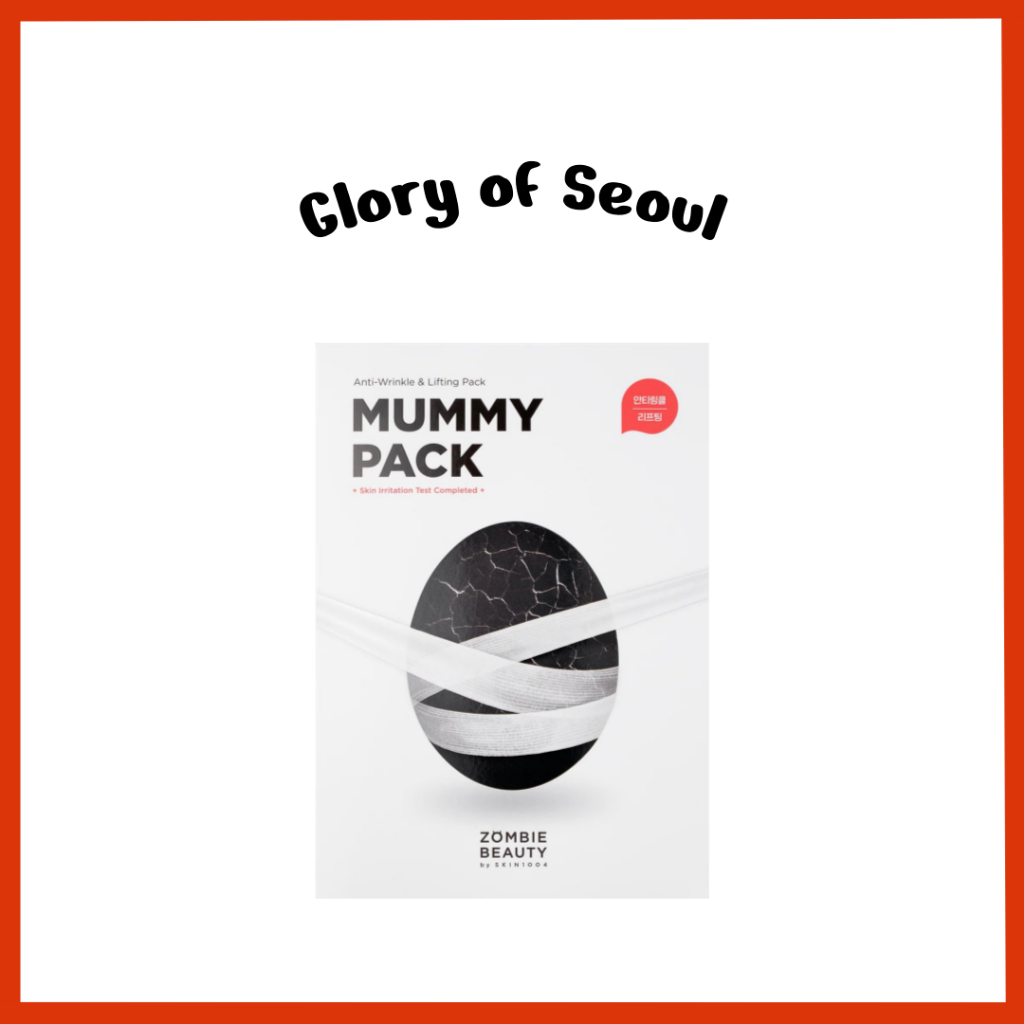 Zombie Beauty Mummy Pack - Tratamento Facial Anti-Idade 8ea 1 ZOMBIE BEAUTY Pacote de mamãe, 8ea