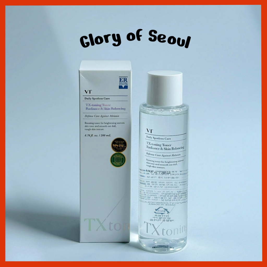 VT Cosmetics TX Toner - Pele Radiante e Uniforme (200ml) 1 VT Cosmetics TX Toner - Pele Radiante e Uniforme (200ml)