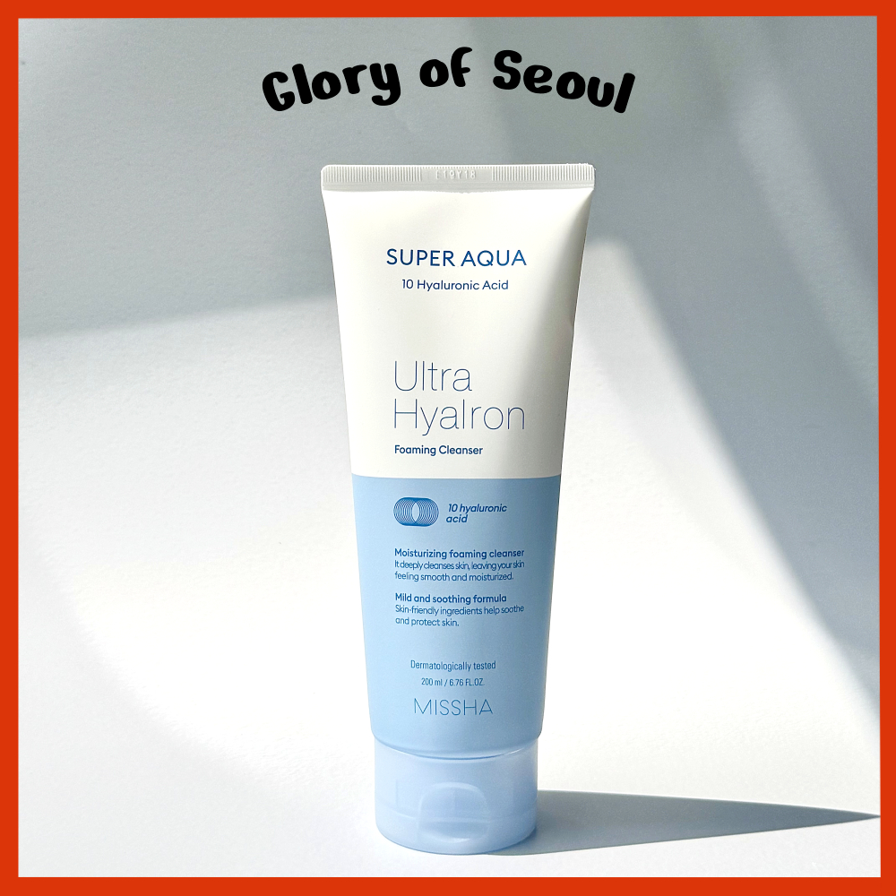Missha Ultra Hyalron Cleanser 200ml 1 Missha Ultra Hyalron Foaming Cleanser, 200ml