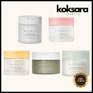 needly Daily toner pad, Anti-trouble pad, Vita C glow jelly pad, Cicachid chilling pad, Mild cleaning pad