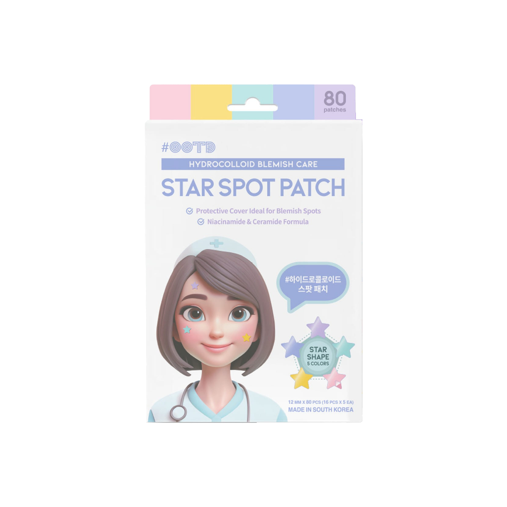 OOTD Star Spot Patch - 80 Adesivos Coreanos 1 Ootd Star Spot Patch 80ea
