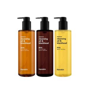 Hanskin Cleansing Oil & Blackhead 300ml 3 types