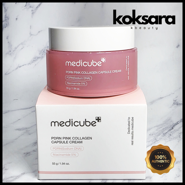 Medicube PDRN Pink Collagen Capsule Cream - Clareamento & 1 Medicube PDRN Pink Collagen Capsule Cream 55g