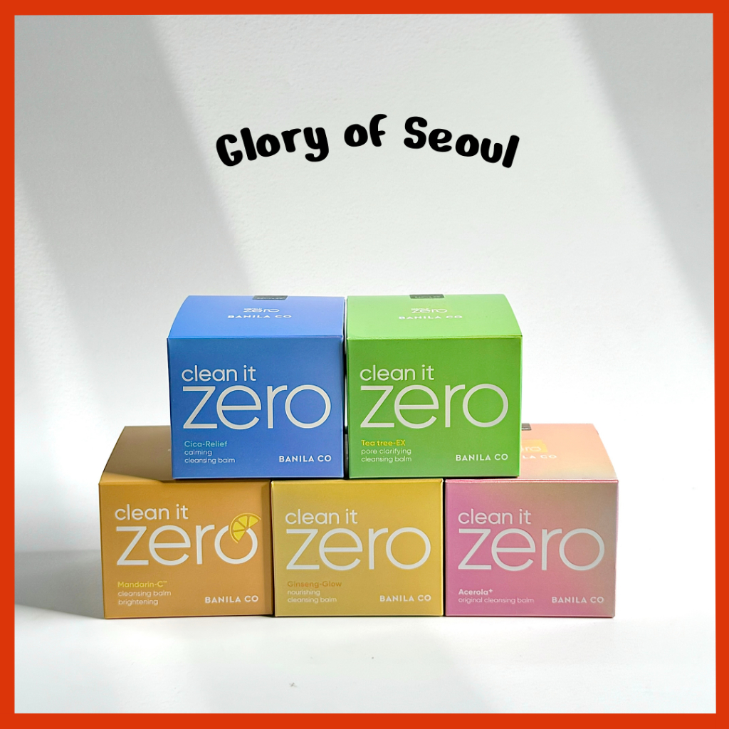 BANILA CO Clean It Zero Cleansing Balm 100ml - Limpeza Profunda e Hidratação 1 BANILA CO Clean It Zero Cleansing Balm 100ml 7Types