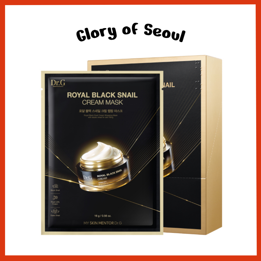 DR.G M?scara Creme Caracol Preto Royal - Hidrata??o Profunda e Renova??o da Pele 1 DR.G Máscara Creme Caracol Preto Royal 1ea , 1 Caixa