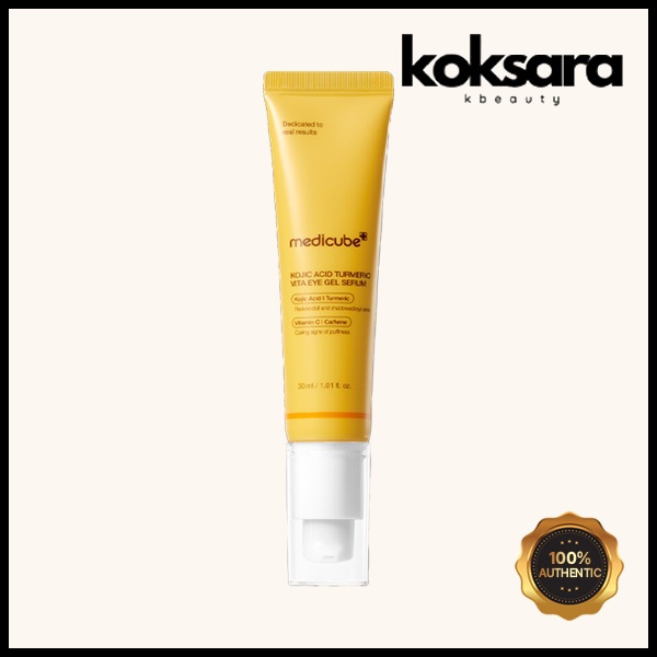 Medicube ?cido Kojico C?rcuma - S?rum Olhos Iluminador 30ml 1 Medicube Kojic Acid Turmeric Vita Eye Gel Serum 30ml