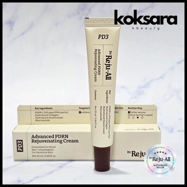 Dr.RejuAll PDRN Creme Rejuvenescedor Coreano - 20ml/5ml 1 Dr.RejuAll Advanced PDRN Creme Rejuvenescedor 20ml , 5ml