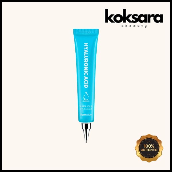 Creme para Olhos Farmstay Super Aqua Hyaluronic Acid 45ml 1 Farmstay Hyaluronic Acid Super Aqua Eye Cream 45ml