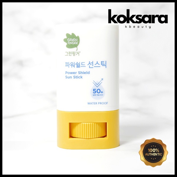 Bastão Solar Greenfinger Power Shield SPF50+ PA++++ - 14g 1 greenfinger power shield sun stick waterproof 14g spf50+ pa++++
