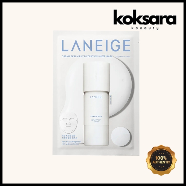 M?scara Hidratante Laneige Cream Milky 1 Laneige Cream Skin Milky Hydration Mask 1 pack