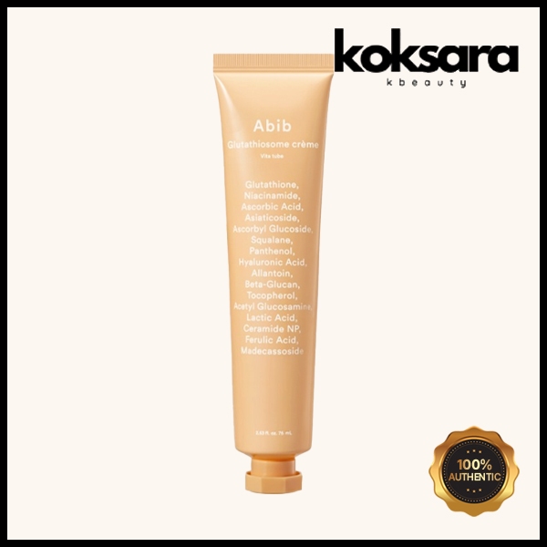 Abib Glutathiosome Cream Vita - Clareamento e Manchas 75ml 1 Abib Glutathiosome Cream Vita Tube 75ml