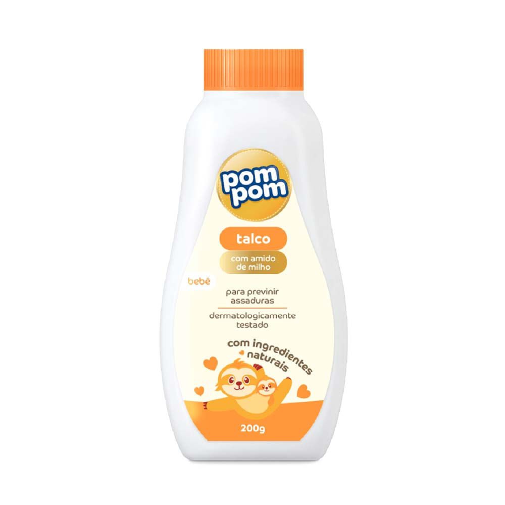 Talco Infantil Pom Pom 200g