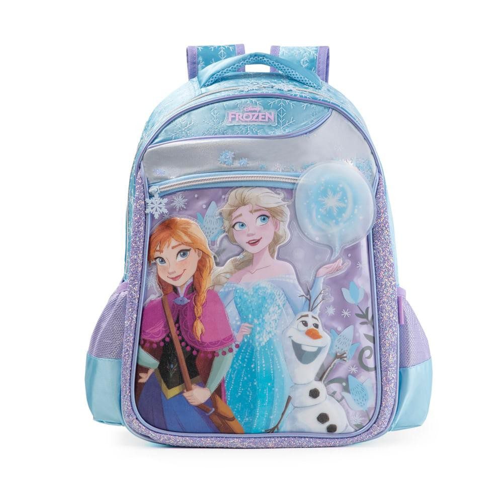 Mochila Escolar Frozen Infantil Rosa