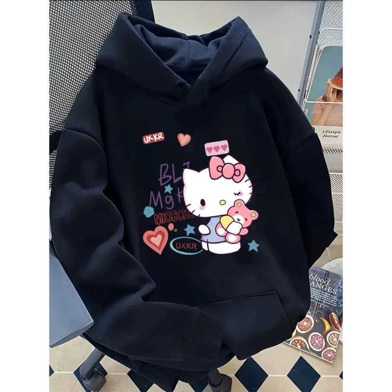 Moletom Capuz Hello Kitty Estampado