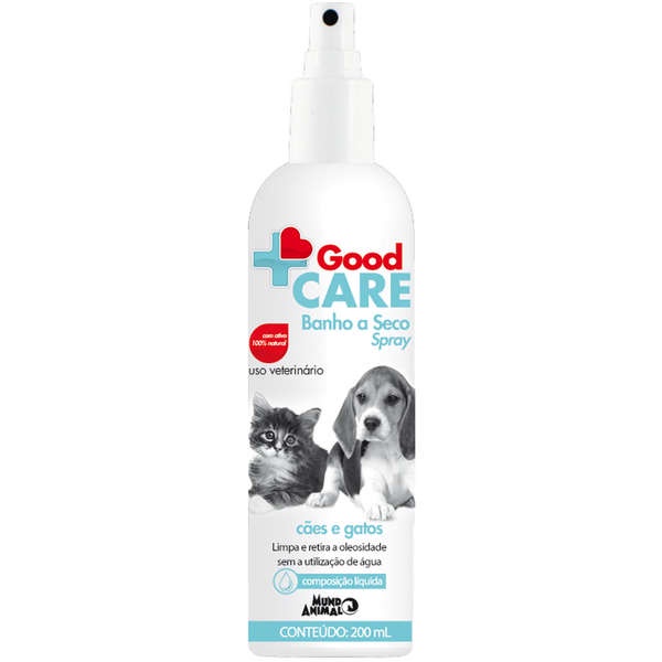 Spray Banho a Seco Cães e Gatos Good Care 200ml