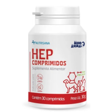 Nutrisana HEP 30 Comprimidos Pet – Cães e Gatos