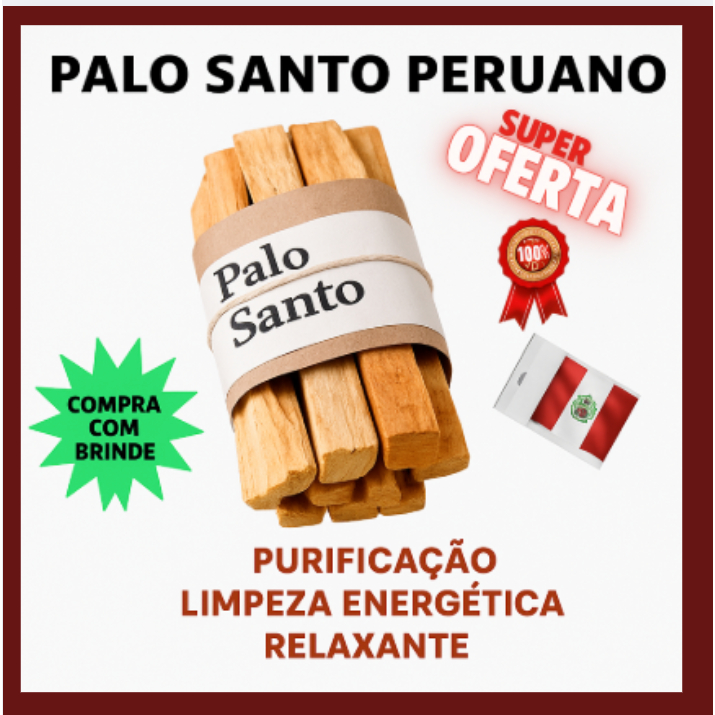 Palo Santo Peruano 100% Natural – Meditação