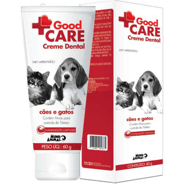 Creme Dental Good Care 60g Cães – Hálito Refrescante