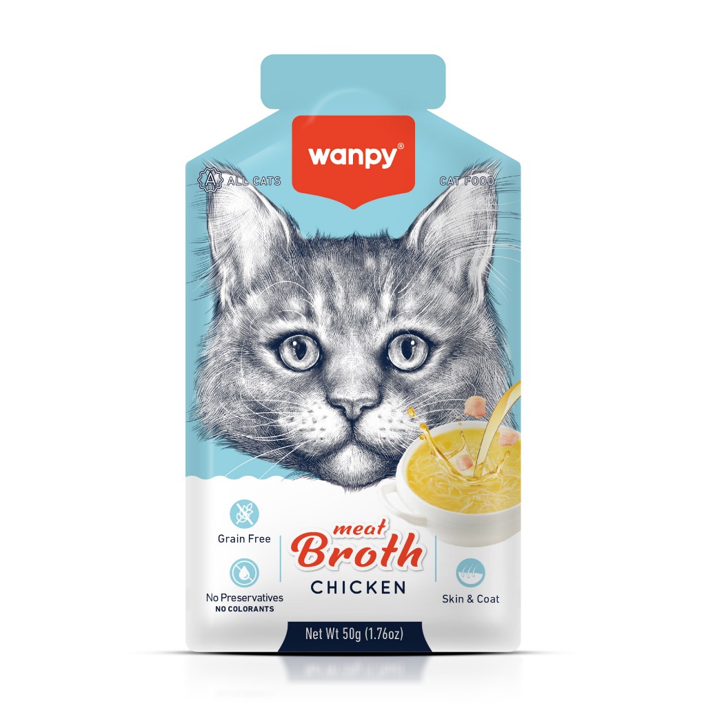 Sopa Frango Gatos Wanpy 50g – Original