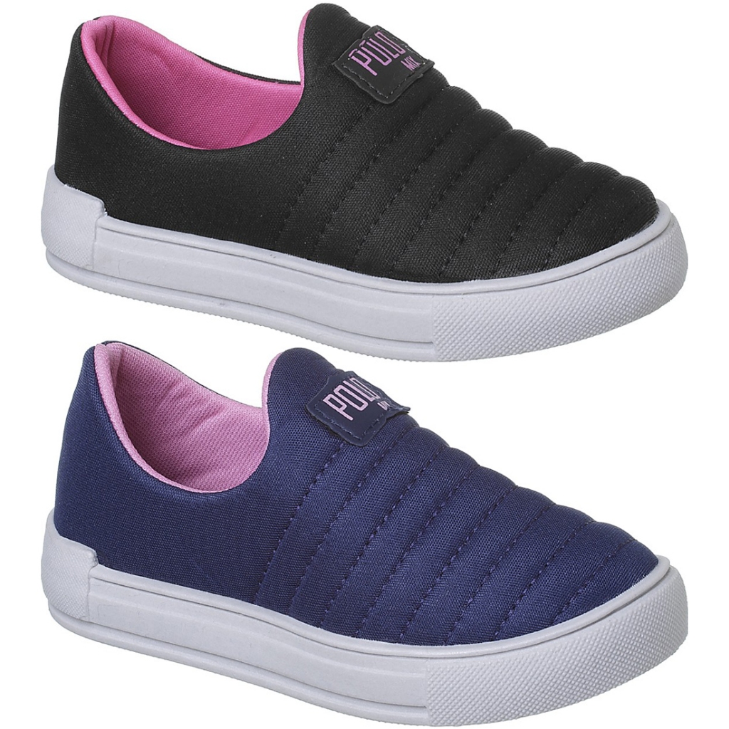 Tênis Infantil Calce Fácil – 2 Pares