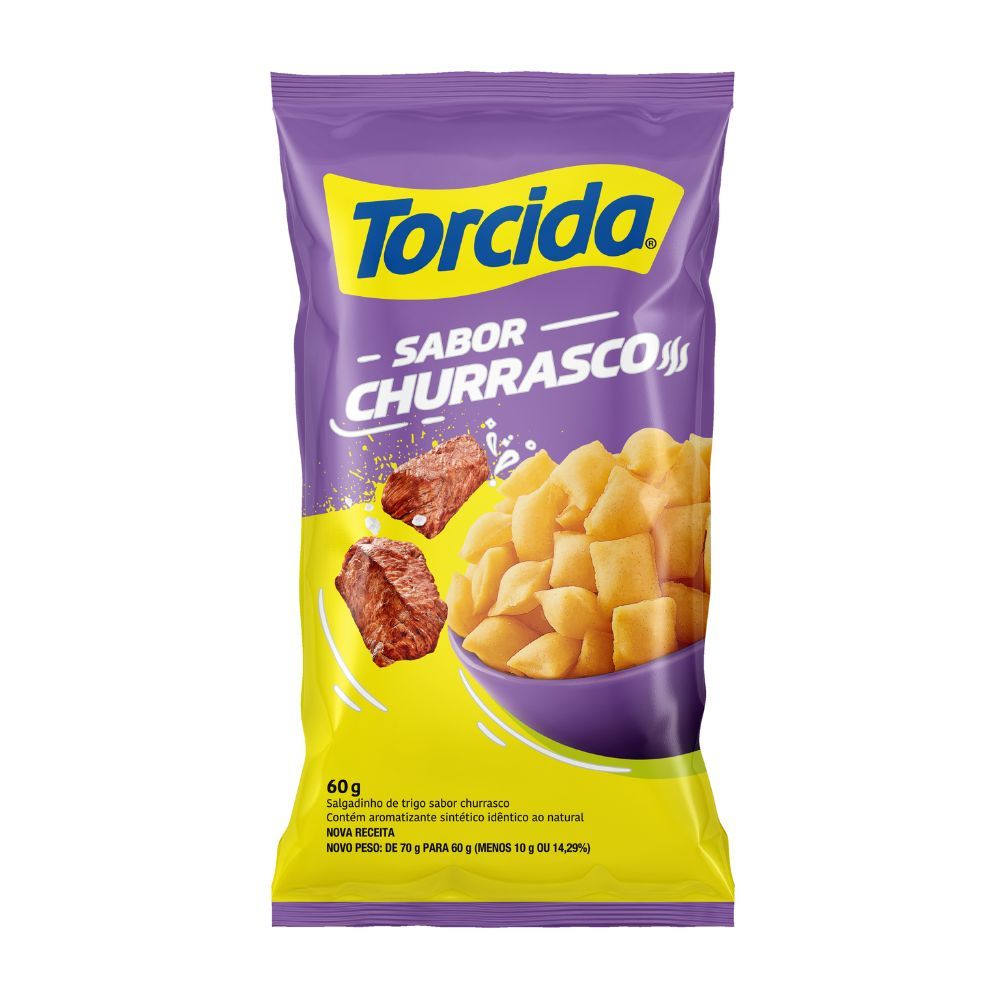 Salgadinho de Trigo Churrasco 60g