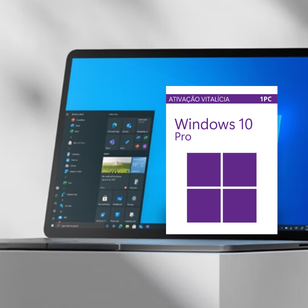 Windows 10 Pro Licença Original + Chave Ativação